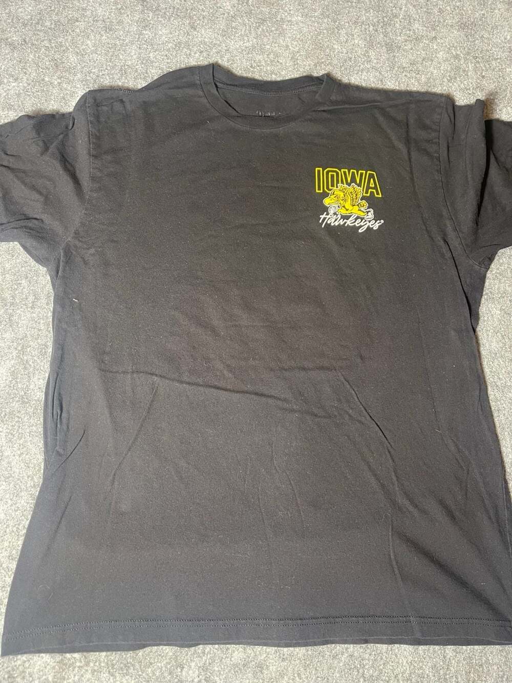 Iowa Hawkeyes Vintage Through the Years Two-Hit T-Shirt - Black